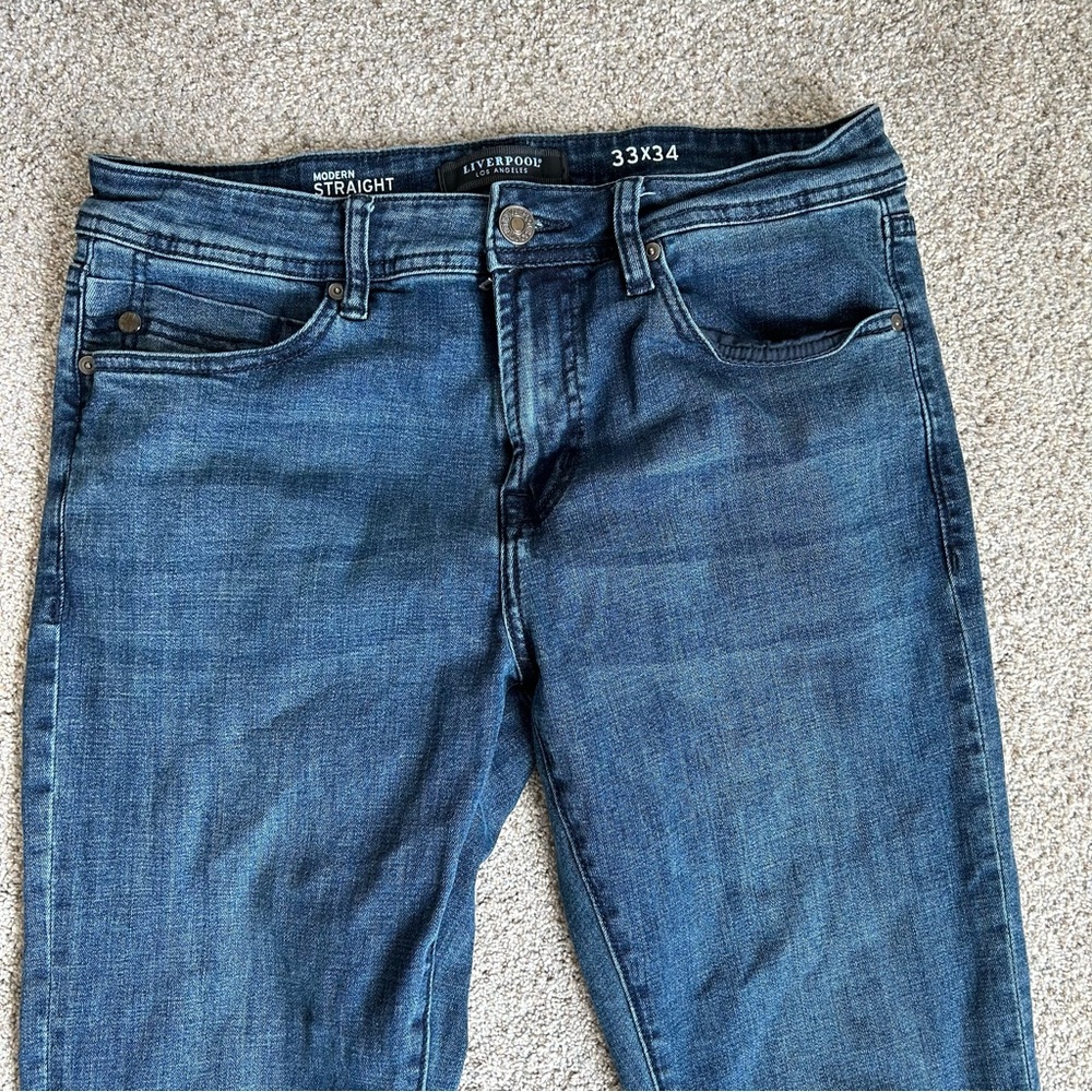 Liverpool modern straight men’s pants 33x34